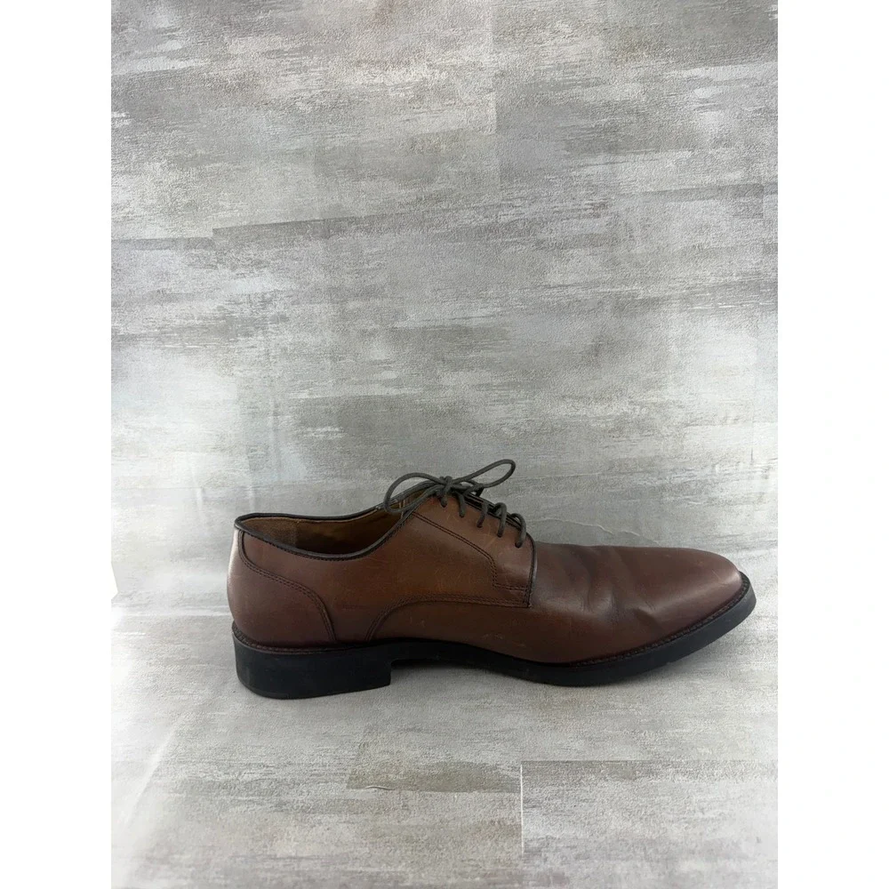 Johnston & Murphy Men Brown Leather Derby Dress Shoes 20-3912 Size 12M